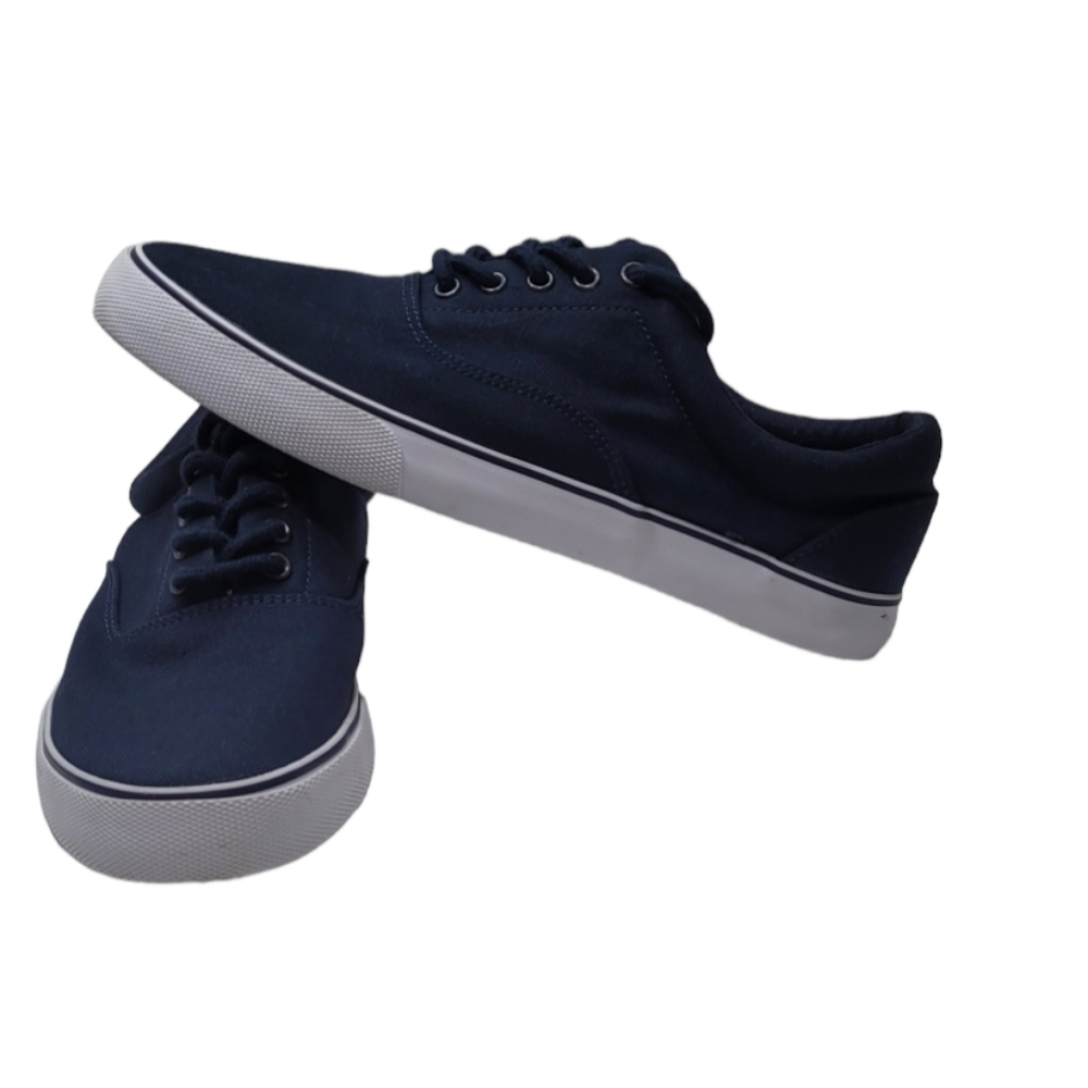 GOODFELLOW & COMPANY NAVY/ELLIOT SNEAKERS MEN'S SIZE: 8